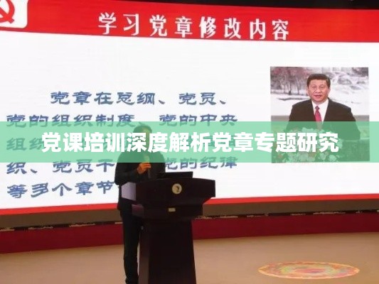 党课培训深度解析党章专题研究