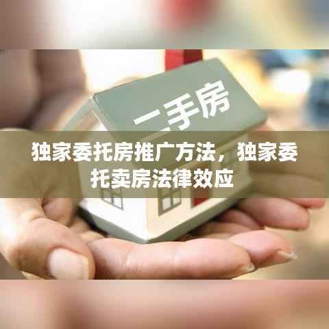 独家委托房推广方法,独家委托卖房法律效应