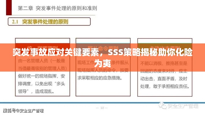 突发事故应对关键要素，SSS策略揭秘助你化险为夷