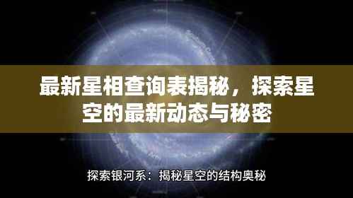 最新星相查询表揭秘,探索星空的最新动态与秘密
